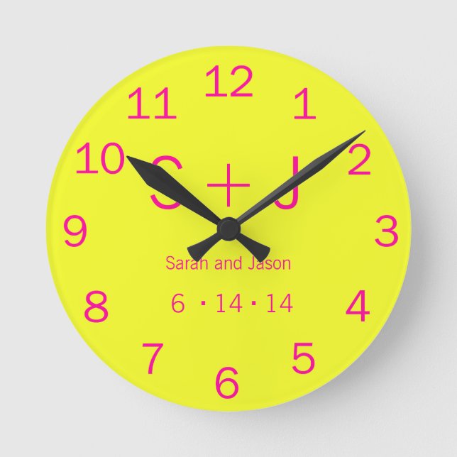 Horloge Ronde Mongram moderne (Recto)