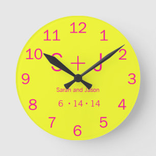 Horloge Ronde Mongram moderne
