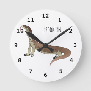 Horloge Ronde Monitor lizard