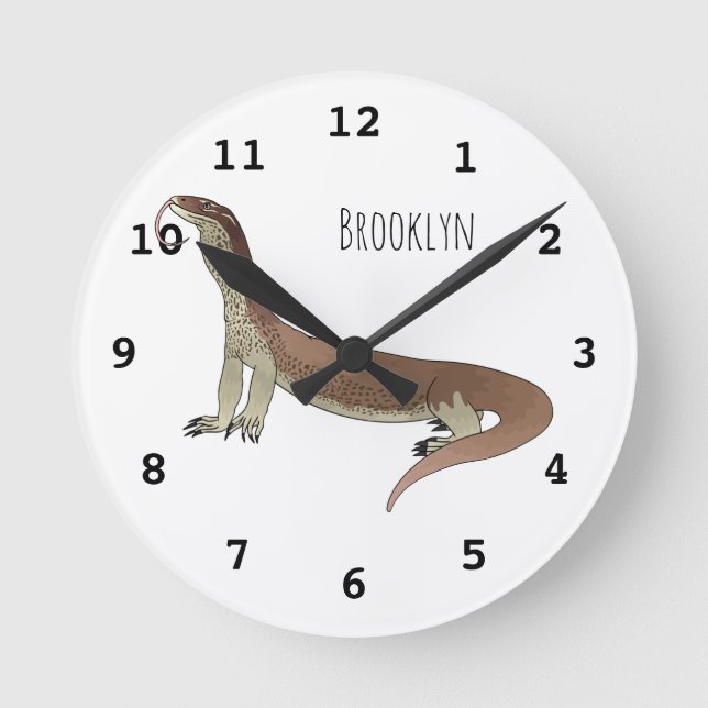 Horloge Ronde Monitor lizard (Recto)