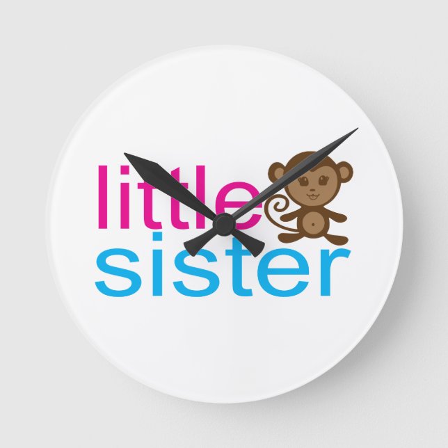 Horloge Ronde Monkey Little Sister (Recto)