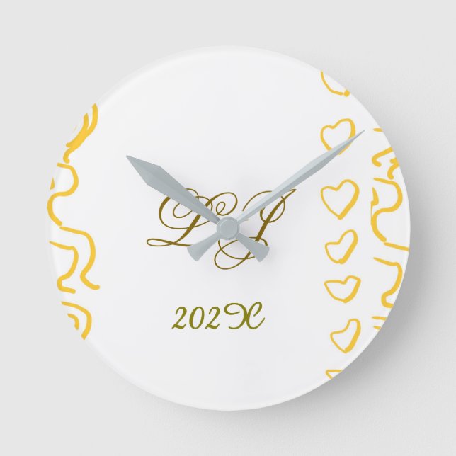 Horloge Ronde Monogramme LJ (Recto)