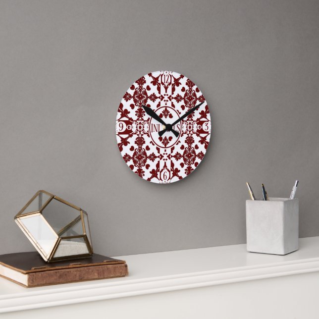 Horloge Ronde Monogramme vintage Damas (Bureau)