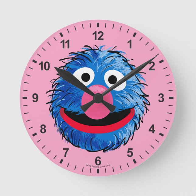 Horloge Ronde Monster à la fin de cette histoire | Grover (Recto)