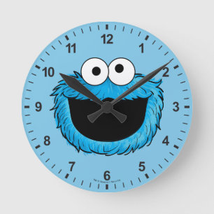 Horloge Ronde Monster à la fin de l'histoire Cookie Monster
