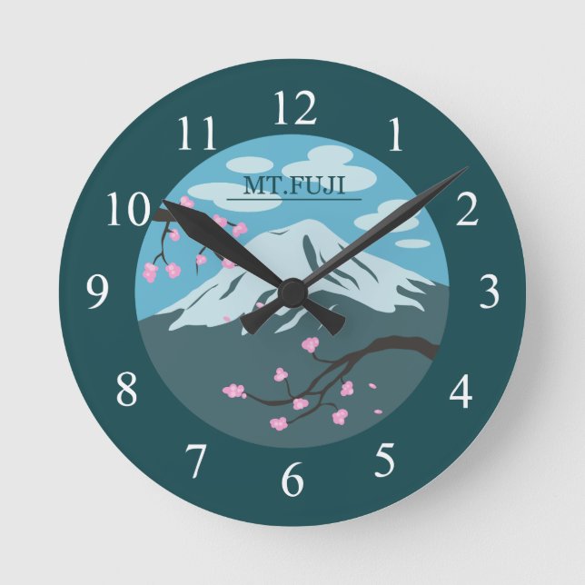 Horloge Ronde Mont Fuji (Recto)