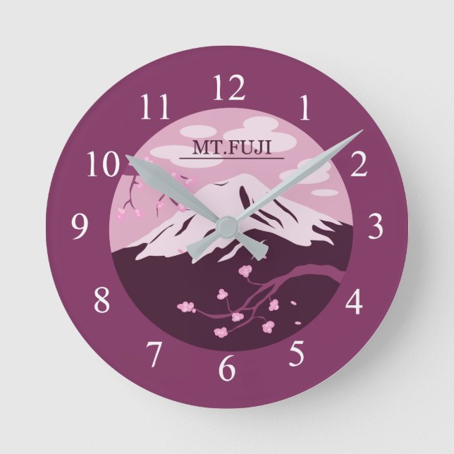 Horloge Ronde Mont Fuji (Rose) (Recto)