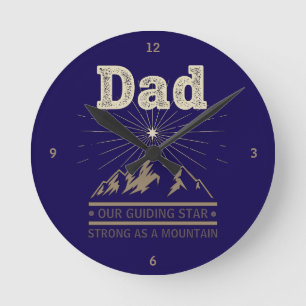 Horloge Ronde Montagne de l'étoile directrice Papa