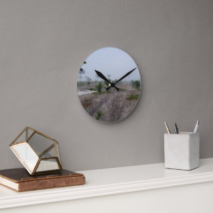 HORLOGE RONDE MONTÉE AGRICOLE