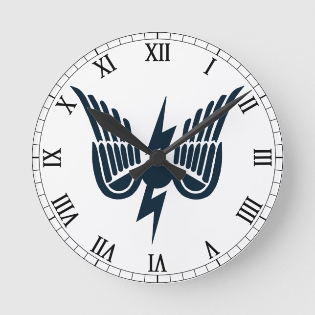 Horloge Ronde Montre de badge (Recto)
