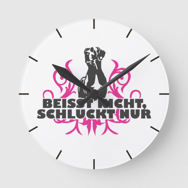 Horloge Ronde Montre de Dogue (Recto)