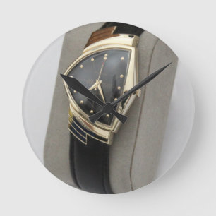 Horloge Ronde Montre électrique c.1957 de Hamilton Ventura