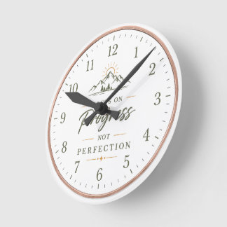 Horloge Ronde Montre personnalisée au design moderne élégant
