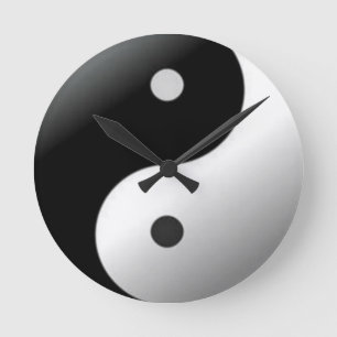 Horloge Ronde Montre Yin Yang
