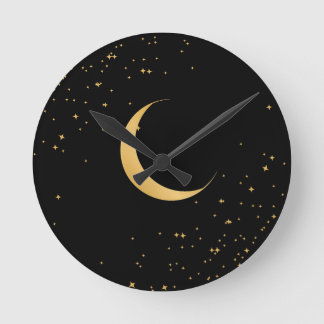 Horloge Ronde Moon Wall Clock