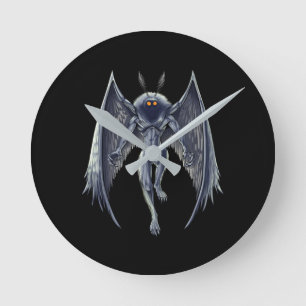 Horloge Ronde Mothman Cryptid Creator