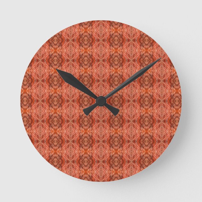 Horloge Ronde Motif à fourrure de chat (Recto)