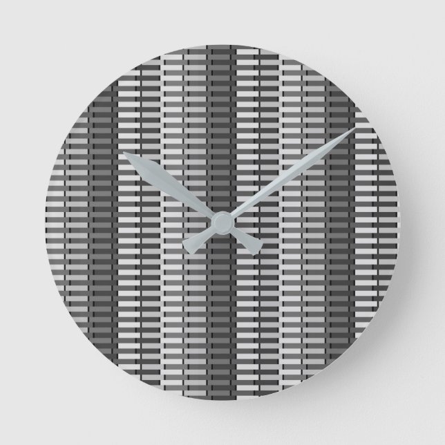 Horloge Ronde Motif Abstrait élégant et moderne (Recto)