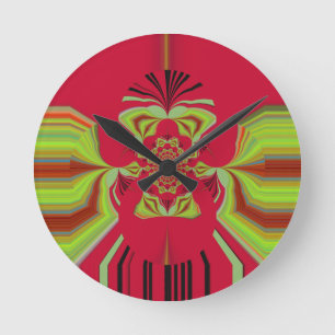 Horloge Ronde Motif de Red Hakuna Matata