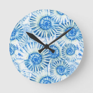 Horloge Ronde Motif Fun Shell