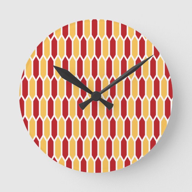 Horloge Ronde Motif géométrique (Recto)