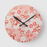 Motif japonais Rose Sakura Blossom