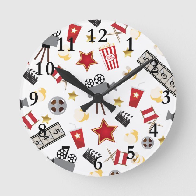 Horloge Ronde Motif Lover (Recto)
