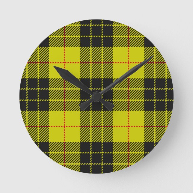Horloge Ronde Motif tartan MacLeod (Recto)
