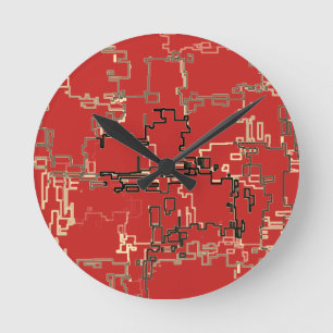 Horloge Ronde Motif unique TELLEMENT FRAIS