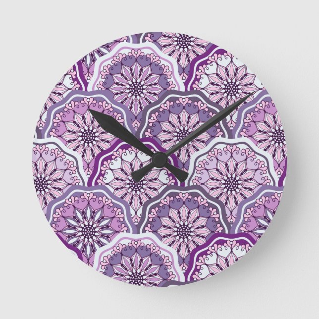 Horloge Ronde Motif vintage (Recto)