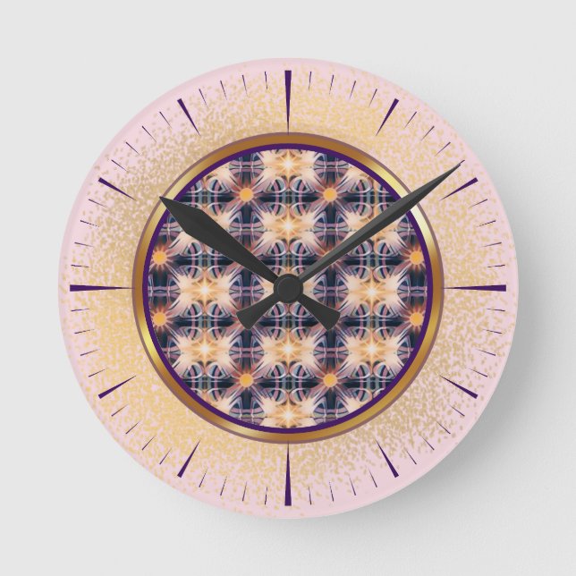 Horloge Ronde Motifs de lumière (Recto)