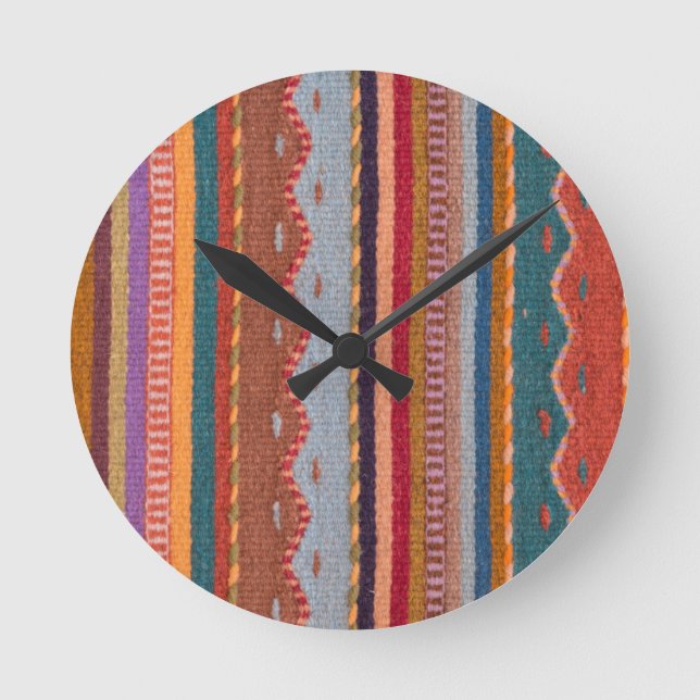 Horloge Ronde Motifs de tapis (Recto)