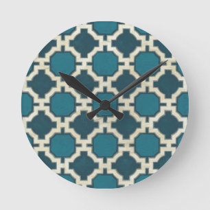 Horloge Ronde Motifs du marché VI