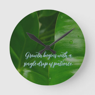 Horloge Ronde Motivationnel positif personnalisable