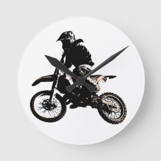 Horloge Ronde Motocross