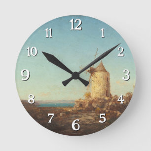 Horloge Ronde Moulin De Saint-Miter, Près De Martigues