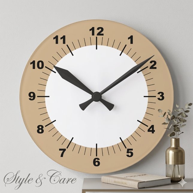 Horloge Ronde Mur Acrylique Moderne De 8 Pouces (Modern Stylish 8 Acrylic Wall Round Clock)