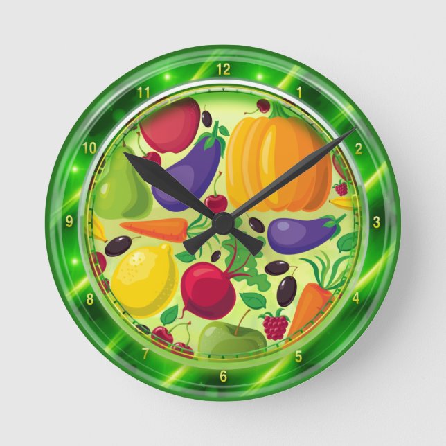 Horloge Ronde Mur Clock (Recto)