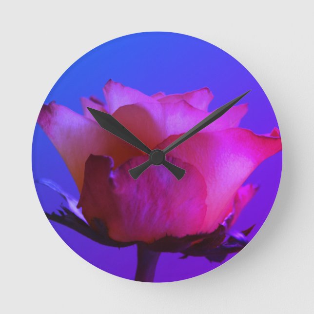 Horloge Ronde Mur rose (Recto)
