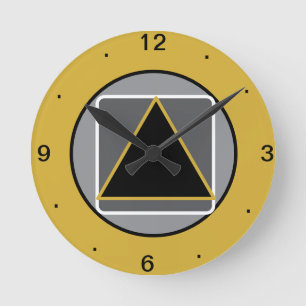 Horloge Ronde Murugi Home & Decor Couronne d'intention