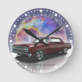 Horloge Ronde Muscle Car