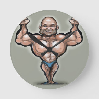 Horloge Ronde Muscle Dude