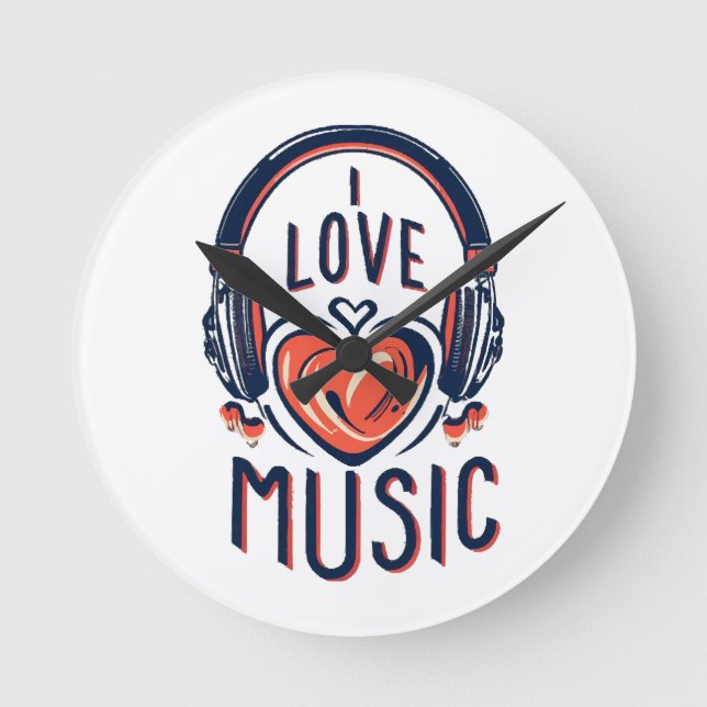 Horloge Ronde musique  (Recto)