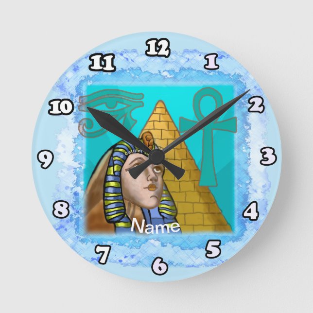 Horloge Ronde Mystery Egypt clock (Recto)