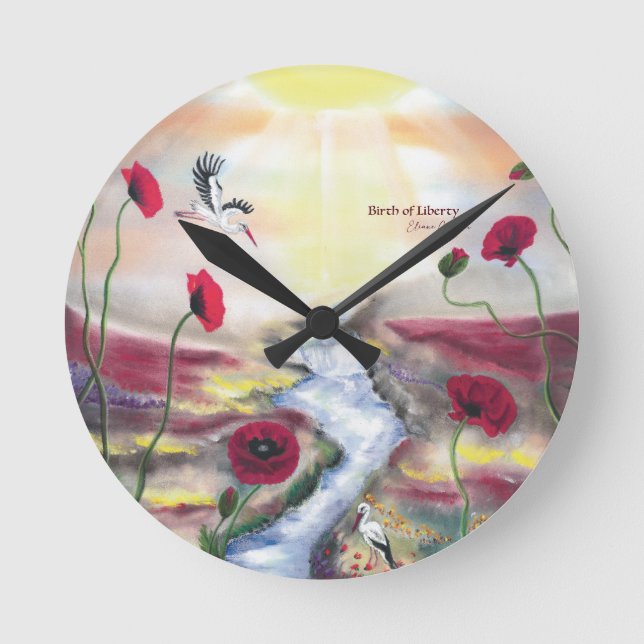 Horloge Ronde Naissance de la Liberté (Recto)