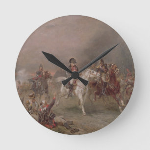 Horloge Ronde Napoleon's Retreat (oil on canvas)