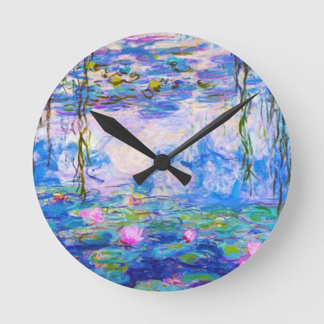 Horloge Ronde Nappes d'eau Claude Monet (Recto)