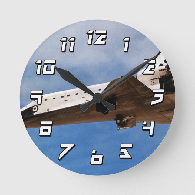 Horloge Ronde NASA Space Shuttle Atlantis STS-30 Landing (Recto)