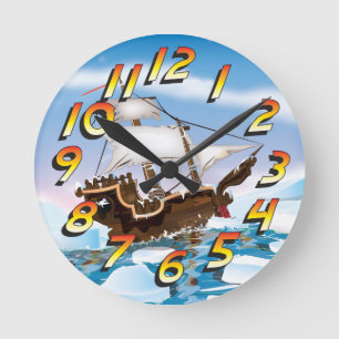Horloge Ronde Navire de brise-glace