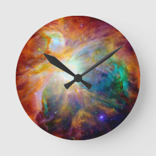 Horloge Ronde Nébuleuse d'Orion Galaxie Arc-en-ciel